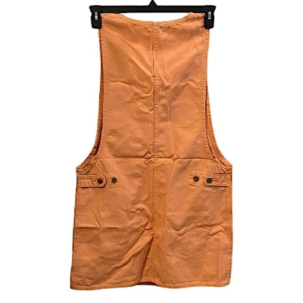 Obey Worldwide Womens Medium Apron Dress New Dusty Coral Utility Sleeveless - Picture 8 of 8